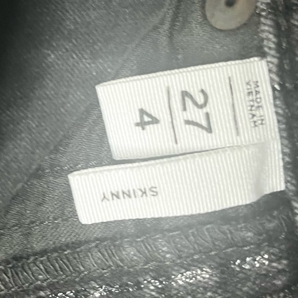 Ann Taylor LOFT Black Skinny Jeans 27 - Picture 10 of 10